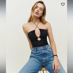 reformation ARIA top || black